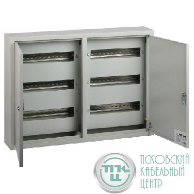 Корпус металлический навесной ЭРА ЩРН-90 2-х дверный (500х680х120) IP31 УХЛЗ сер. ЭРА Б0062925