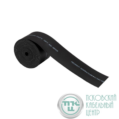 Лента термоусаживаемая ТЛ-0.8 50мм 5м с клеевым слоем черн. Rexant 48-9016