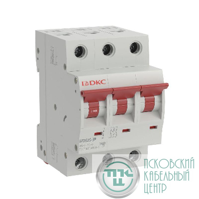 Выключатель автоматический модульный 3п C 25А 4.5кА YON max MD63S YON MD63S-3PC25