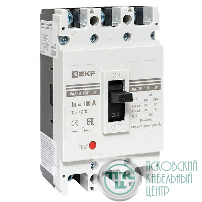 Выключатель автоматический 3п 100/100А 35кА ВА-99М PROxima EKF mccb99-100-100m
