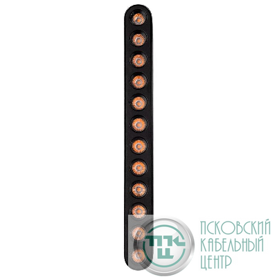 Светильник светодиодный трековый MTR16 1312R 12Вт 3000К spot 36град. BL IP20 низковольтный Pro черн. JazzWay 5056992