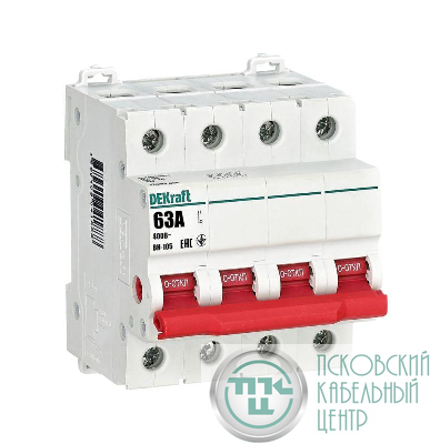 Выключатель-разъединитель ВН-105 ВН105-4P-063A DEKraft 17097DEK