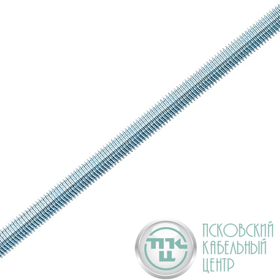 Шпилька резьбовая М14 DIN 975 L1000 класс прочн. 4.8 цинк. СТРОЙМЕТИЗ УТОРМ966661