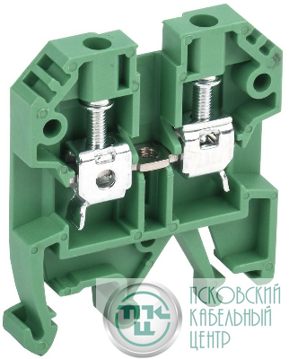 Клемма винтовая КВИ-4кв.мм зел. IEK YZN30-004-K06