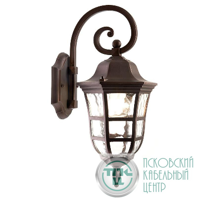 Светильник PL691 60Вт IP44 230В садово-парковый коричн. FERON 11696