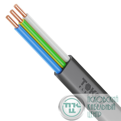 Кабель TOKOV ELECTRIC ВВГ-Пнг(А)-LSLTx 3х2.5 ОК (N PE) 0.66кВ (м) УТ000030888