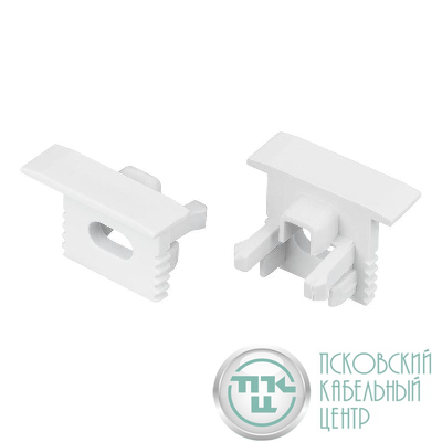 Заглушка SL-MINI-10-F WHITE с отверстием пластик (комплект) Arlight 049454