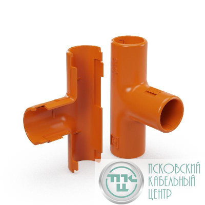 Тройник разборный d16мм оранж. (уп.5шт) Промрукав PR13.02484