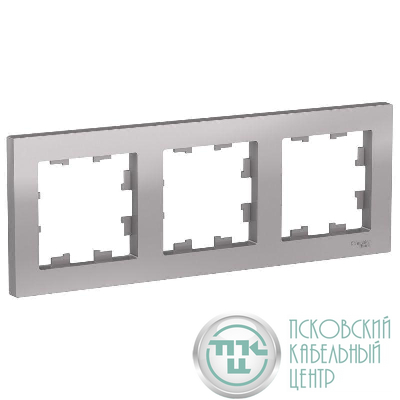 Рамка 3-м AtlasDesign универс. алюм. SE ATN000303