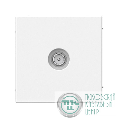 Розетка телевизионная оконечная TV ArtGallery 1дБ механизм бел. SE GAL000191