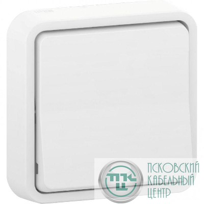 Переключатель 1-кл. СП Mureva Styl 10А IP55 (сх. 6) в сборе бел. SchE MUR39721