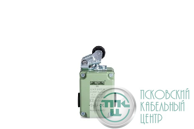 Выключатель концевой быстрого переключения угловой 1-но направленный со стальной консолью и пластмас. роликом Ф22мм (1НО+1НЗ) EMAS L1K13MIP111