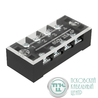 Блок зажимов клеммный БЗН ТВ-2504 2.5кв.мм 25А 4 пары Rexant 11-2151