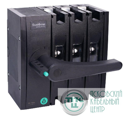 Выключатель-разъединитель SYSTEMEPACT SD160 3п 100А рукоятка фронт. слева (зак. отдельно) SE SSD01603LF0100