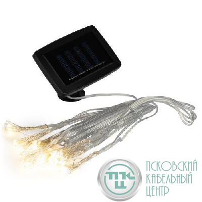 Гирлянда светодиодная садовая "Фейерверк" ERASF22-45 3.8м 150LED на солнечной батарее Эра Б0057663
