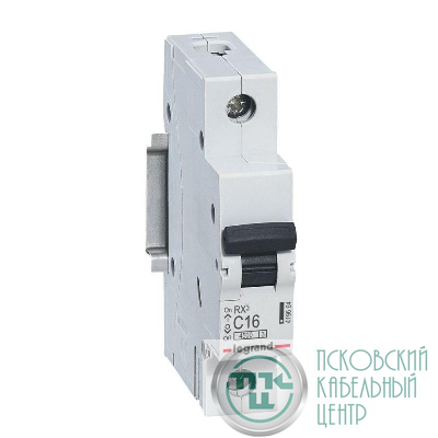 Выключатель автоматический модульный 1п C 16А 4.5кА RX3 ИЭК Leg 419664