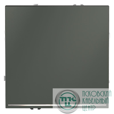 Выключатель 1-кл СП S70 10А с подсветкой механизм титан Voltum VLS010206