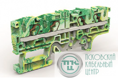 Клемма заземления 4 точки подключения на 4кв.мм DKC ZEFCE420