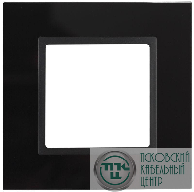 Рамка 1-м 14-5101-05 стекло Elegance черный+антрацит ЭРА Б0034474