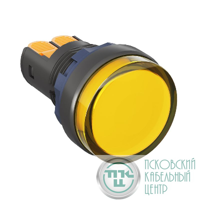 Индикатор сигнальный со встроенным диодом 220В желт. DKC M22L-F220YPP