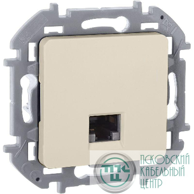 Розетка компьютерная Inspiria RJ45 кат.5E UTP сл. кость IEK 673826