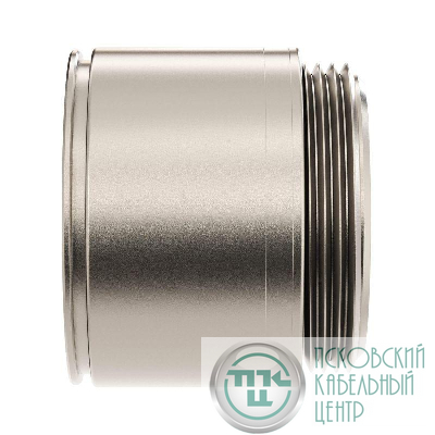 Муфта труба-коробка d63мм IP66/IP67 М63х1.5 никелир. латунь DKC 6111-A63N