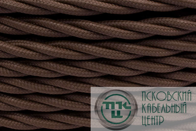 Кабель ретро коаксиальный матов. корич. (уп.20м) Bironi B1-426-72-20
