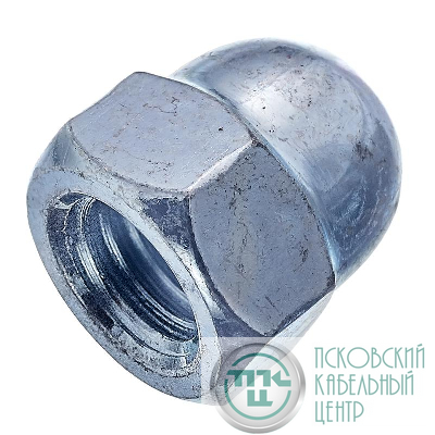 Гайка колпачковая М10 DIN 1587 цинк (европодвес) (уп.2шт) СТРОЙМЕТИЗ 3150061