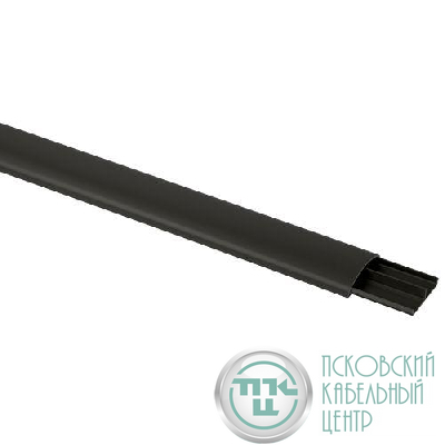 Кабель-канал 50х12 L2000 напольный черн. RAL 9004 ЭРА Б0064453