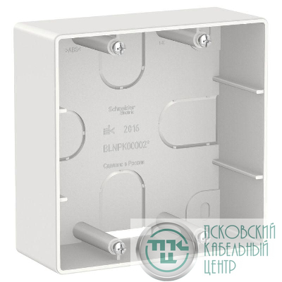 Коробка подъемная СП Blanca для силовых розеток бел. SE BLNPK000021