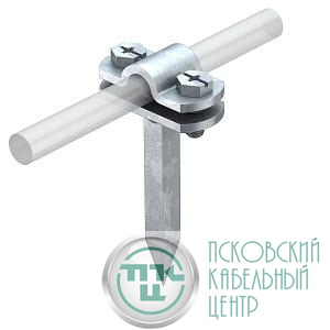Держатель проволоки d8-10мм оцинк. с перемыч.с квадратным штифтом 163 70 FT OBO 5223075