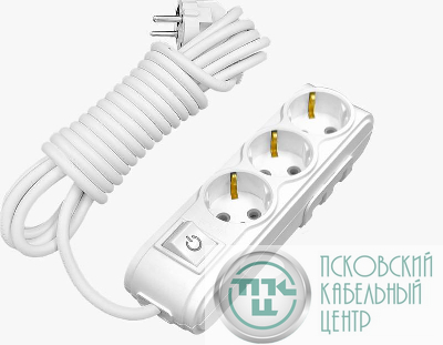 Удлинитель 3х5мс защитой от детей MOTTO с/з и выкл. ARVIA 35 01 1003 505