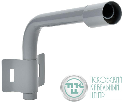 Кронштейн КР-1 d48 L350 монтаж. лента 1 хомут сер. IEK LT-DKU0D-CR-48-35-21-K03