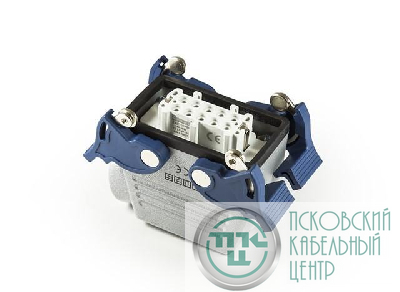 Розетка боковой ввод с фиксаторами 10 полюсов 16А EMAS EBM10PU14
