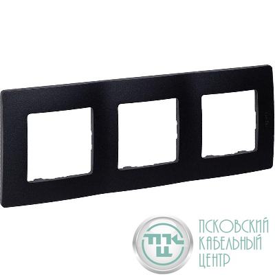 Рамка 3-м Etika антрацит IEK 672583