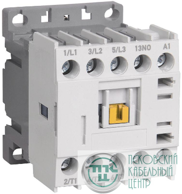 Миниконтактор МКИ-10610 6А 230В/АС3 1НО IEK KMM11-006-230-10