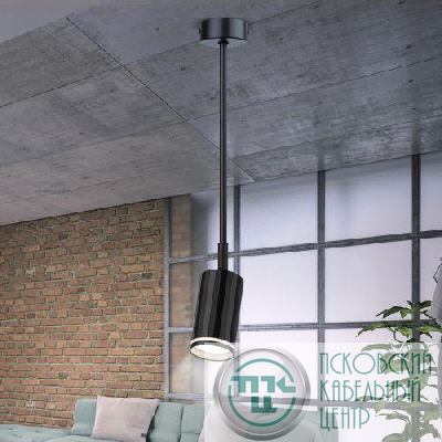 Светильник OL43 BK MR16 GU10 IP20 настенно-потолочный спот черн. Эра Б0058490