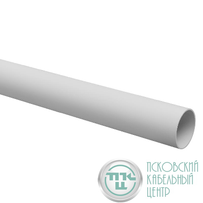 Труба гладкая ПВХ жесткая легкая d63мм сер. (дл.3м) TOKOV ELECTRIC TKE-THG-PVC-63-3-C06