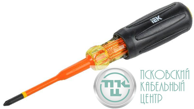 Отвертка диэлектрическая SLIM PZ1х80 Т3 ARMA2L 5 IEK A2L5-SC31-T3-PZ-10-080