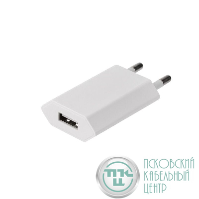 Устройство зарядное сетевое для iPhone/iPad USB 5В 1А бел. Rexant 16-0273