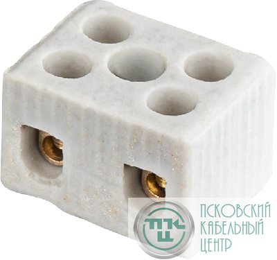 Колодка зажимная винтовая керамическая КЗВ 61 706 NTB-HCR-2-24/WH (уп.40шт) Navigator 61706