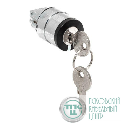 Механизм переключателя исполнительный ХB4 на 3 положения с замком возвратный без фиксации IP65 EKF XB4BG3-65