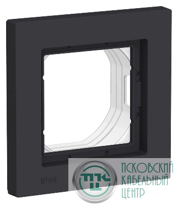 Рамка 1-м AtlasDesign Aqua IP44 карбон SE ATN441001