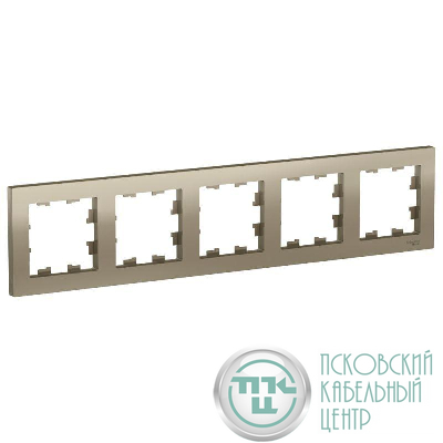 Рамка 5-м AtlasDesign универс. шампань SE ATN000505