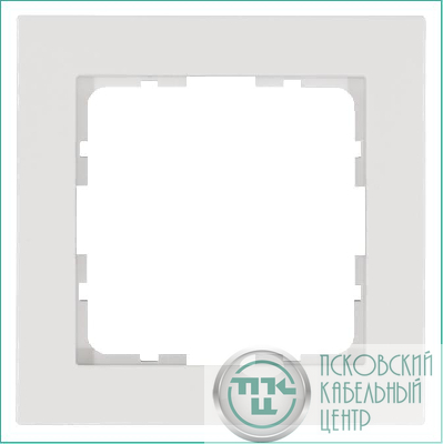 Рамка 1-м G-Classic бел. глянцевый Jasmart G1001W