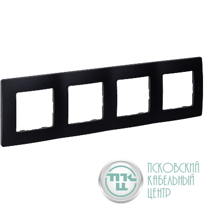 Рамка 4-м СП Etika IP20 антрацит IEK 672584