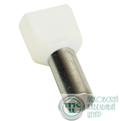 Наконечник штыревой втулочный под два провода НШвИ2 OptiKit T-Shv2-PVC- 10-14 (уп.100шт) КЭАЗ 278053