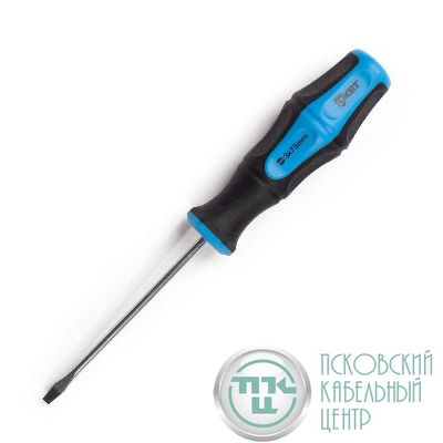 Отвертка "Мастер" шлиц 3х75 КВТ 77396