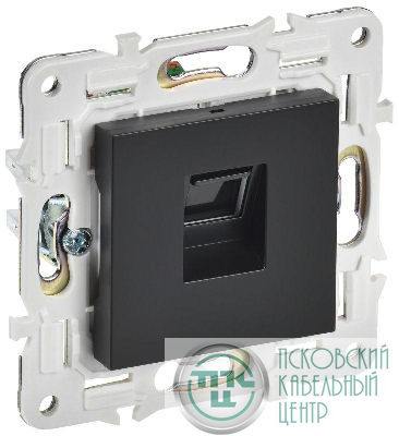 Розетка компьютерная RJ45 кат.5E SKANDY SK-K01Bl черн. IEK SK-K10-1-K02
