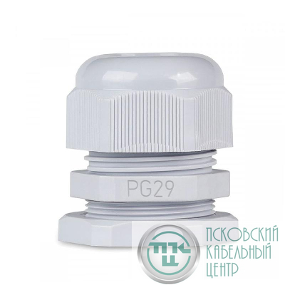 Ввод кабельный (сальник) PG-29 IP68 сер. TOKOV ELECTRIC TKE-PG-29-G
